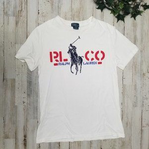 Polo By Ralph Lauren Red White And Blue Childrenswear T-Shirt Size L (14-16)